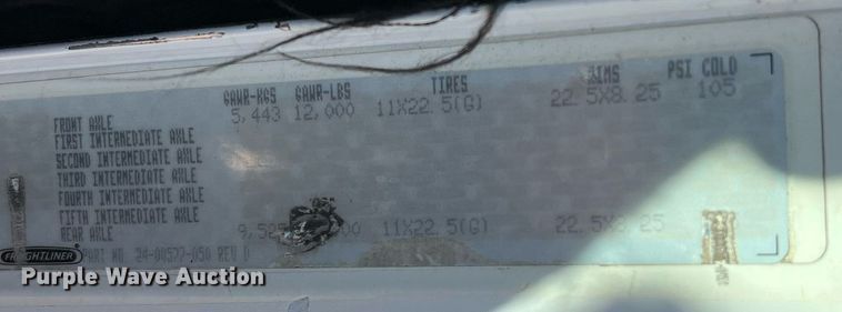 image for item DQ2167 2000 Freightliner FLD  dump truck