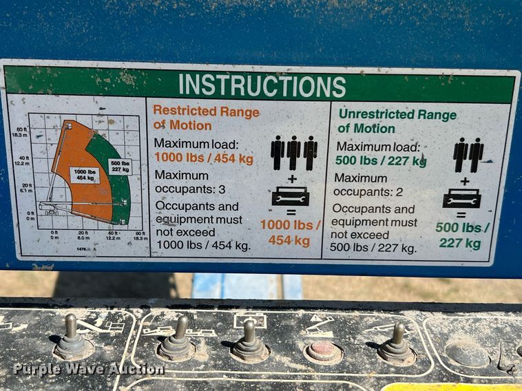 image for item DQ2170 2014 Genie S-65  boom lift