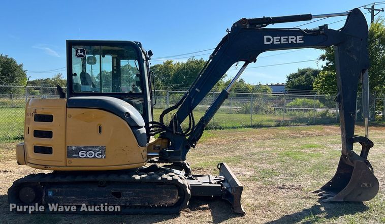 image for item DQ2171 2016 John Deere 60G  mini excavator