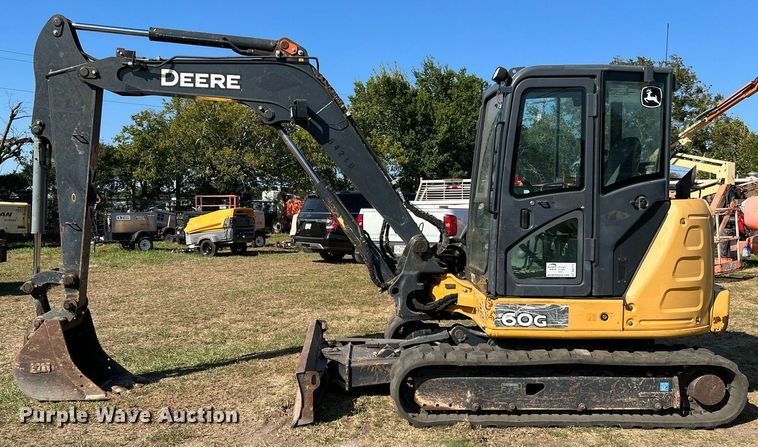 image for item DQ2171 2016 John Deere 60G  mini excavator