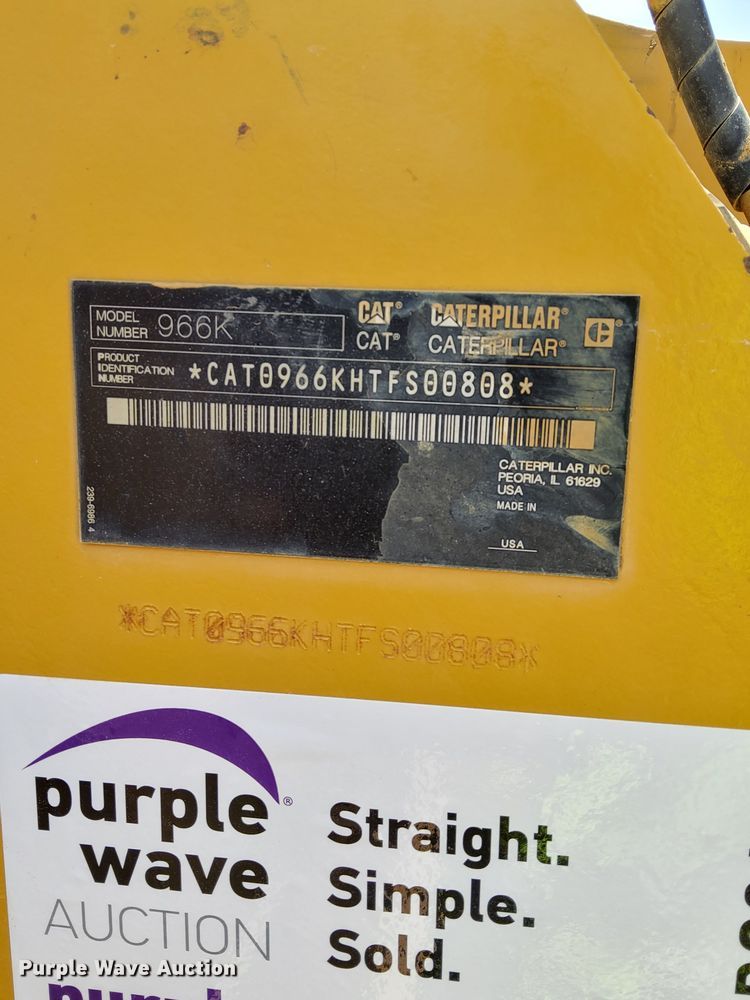 image for item DQ2179 2013 Caterpillar 966K  wheel loader