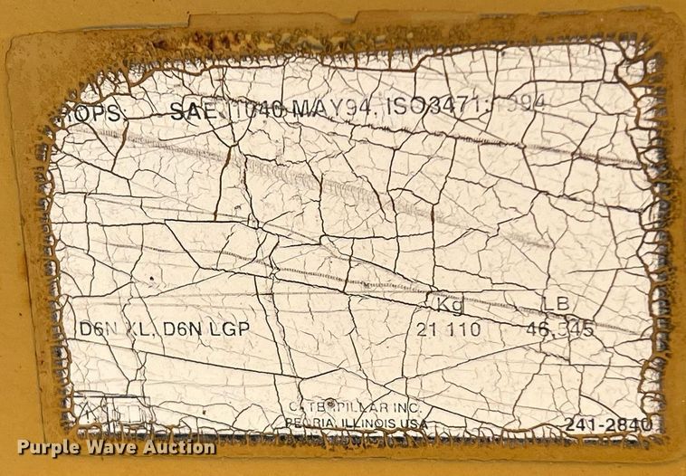 image for item DQ2182 2005 Caterpillar D6N XL  dozer