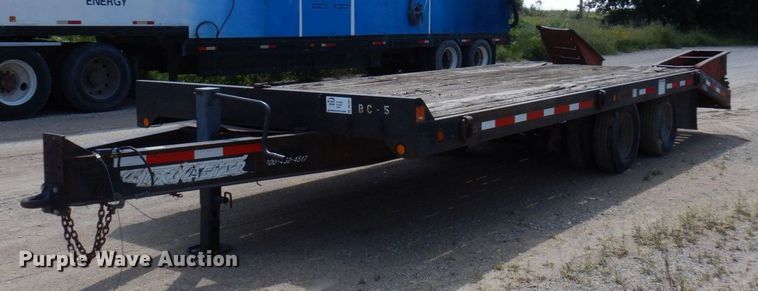 image for item DQ7361 1999 Towmaster T20  equipment trailer