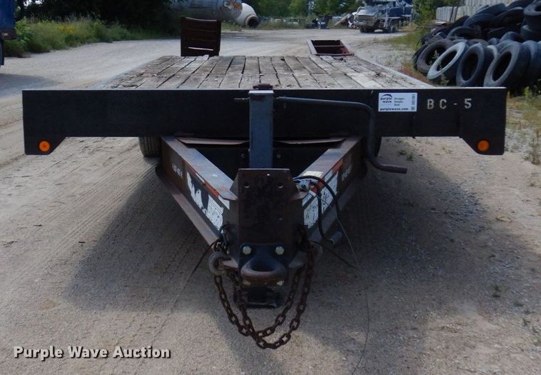 image for item DQ7361 1999 Towmaster T20  equipment trailer