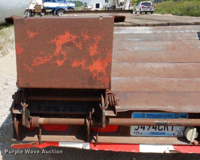 image for item DQ7361 1999 Towmaster T20  equipment trailer