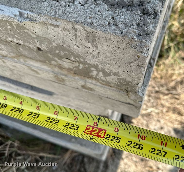 image for item DQ7362 Approximately 24 pre-fabricated concrete walls