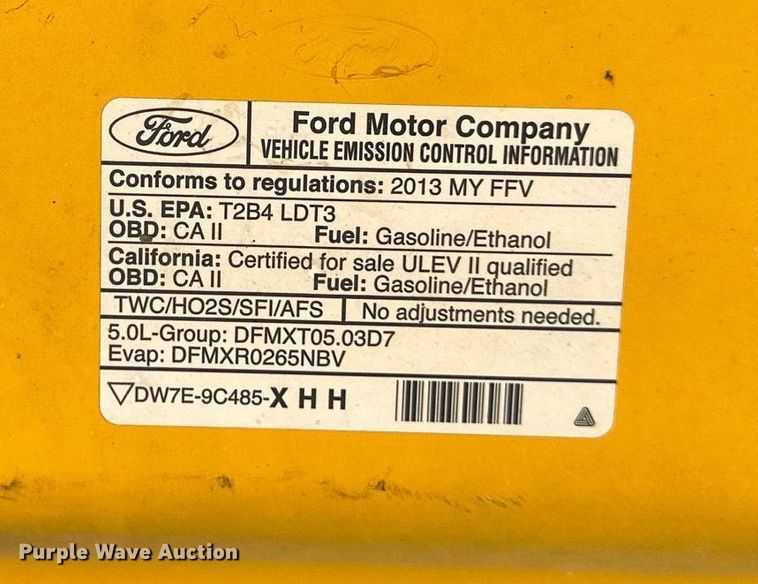 image for item DS2269 2013 Ford F150 pickup truck