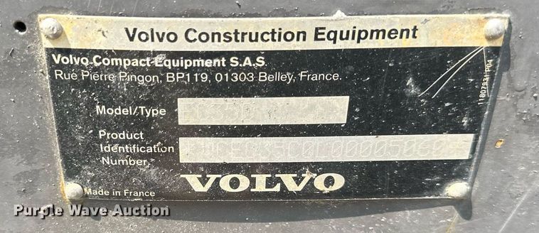 image for item DS2270 Volvo  EC35D mini excavator