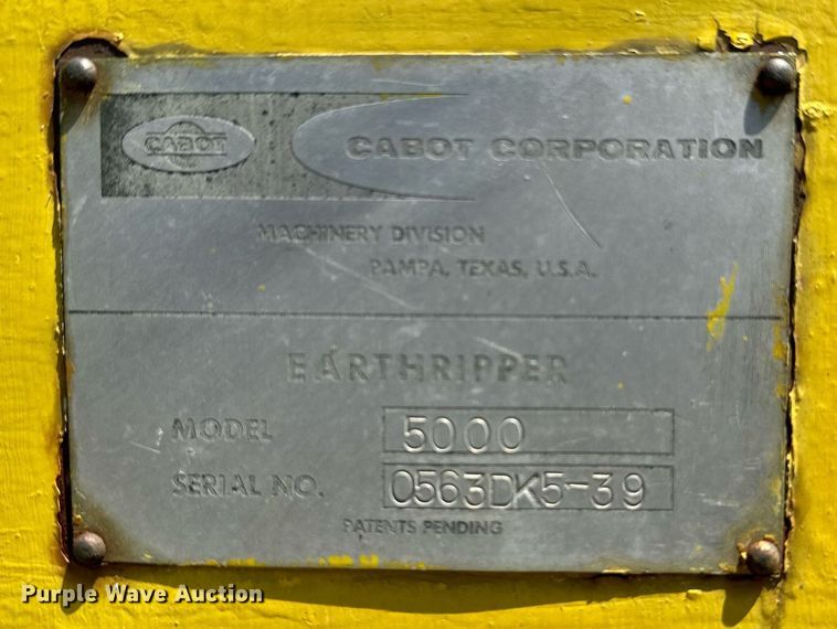 image for item HN9978 Cabot Earthripper 5000  excavator