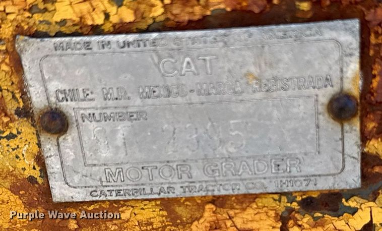 image for item HN9979 1951 Caterpillar 212  rigid frame motor grader