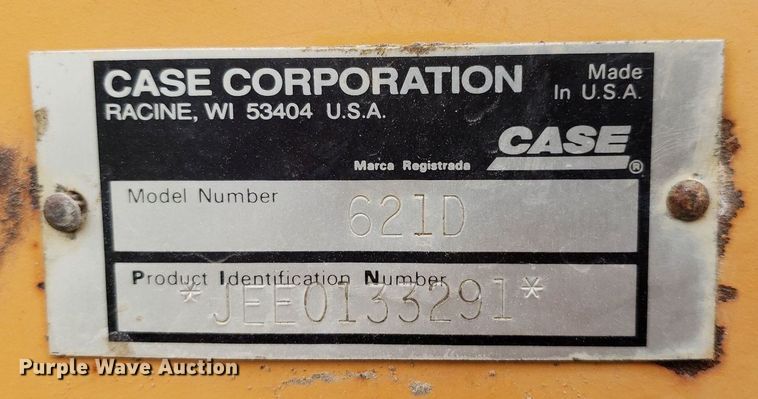 image for item IP9427 2002 Case 621D  wheel loader