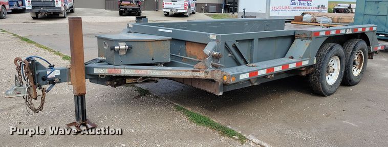 image for item IQ9880 2017 Behnke Enterprises, Inc. HDT1414E  equipment trailer