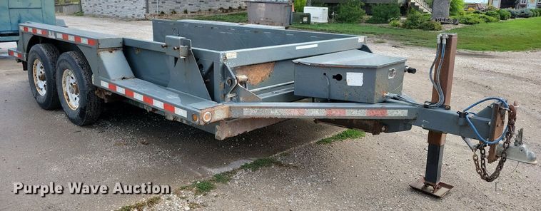 image for item IQ9880 2017 Behnke Enterprises, Inc. HDT1414E  equipment trailer