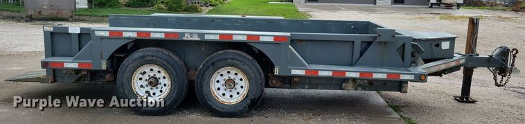 image for item IQ9880 2017 Behnke Enterprises, Inc. HDT1414E  equipment trailer