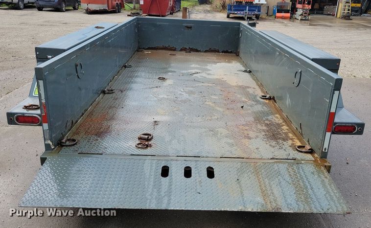 image for item IQ9880 2017 Behnke Enterprises, Inc. HDT1414E  equipment trailer