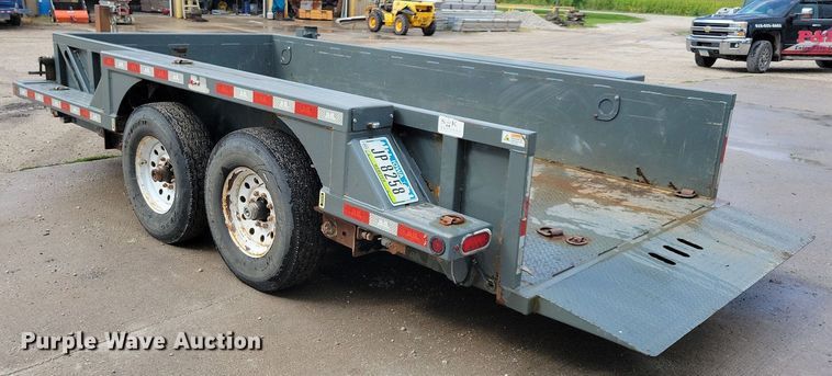 image for item IQ9880 2017 Behnke Enterprises, Inc. HDT1414E  equipment trailer