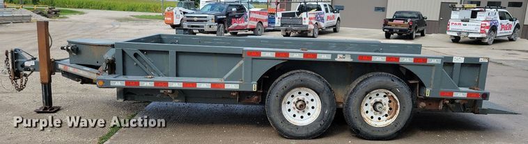 image for item IQ9880 2017 Behnke Enterprises, Inc. HDT1414E  equipment trailer
