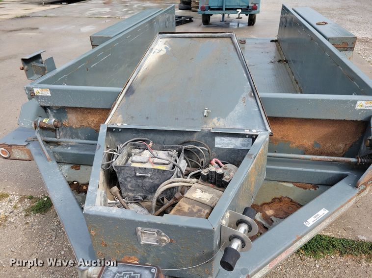 image for item IQ9880 2017 Behnke Enterprises, Inc. HDT1414E  equipment trailer