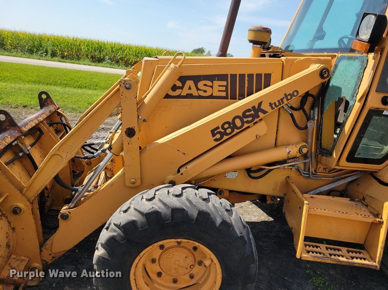 image for item IQ9895 Case 580SK Turbo  backhoe