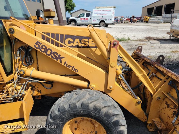 image for item IQ9895 Case 580SK Turbo  backhoe