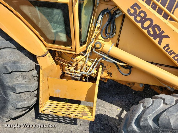 image for item IQ9895 Case 580SK Turbo  backhoe