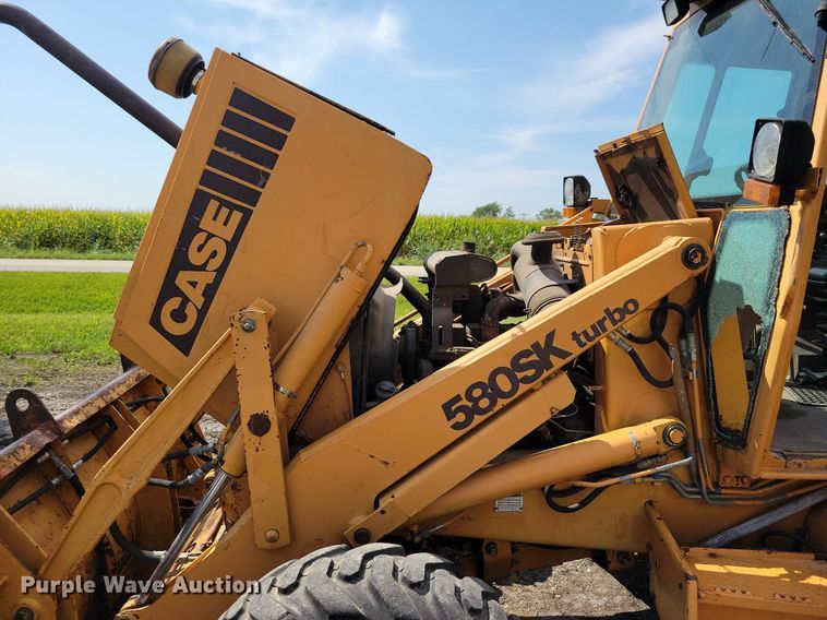 image for item IQ9895 Case 580SK Turbo  backhoe