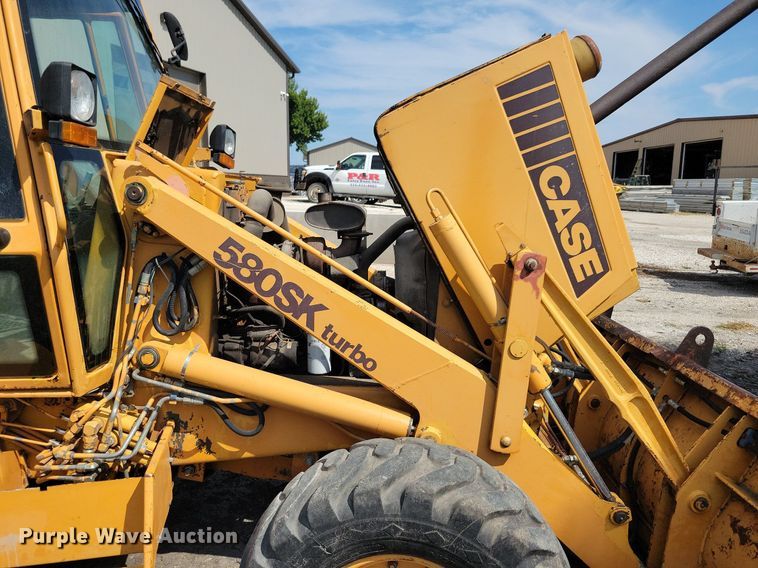 image for item IQ9895 Case 580SK Turbo  backhoe