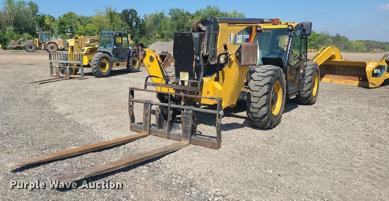 image for item JC9991 2018 Caterpillar TL1255D  telehandler