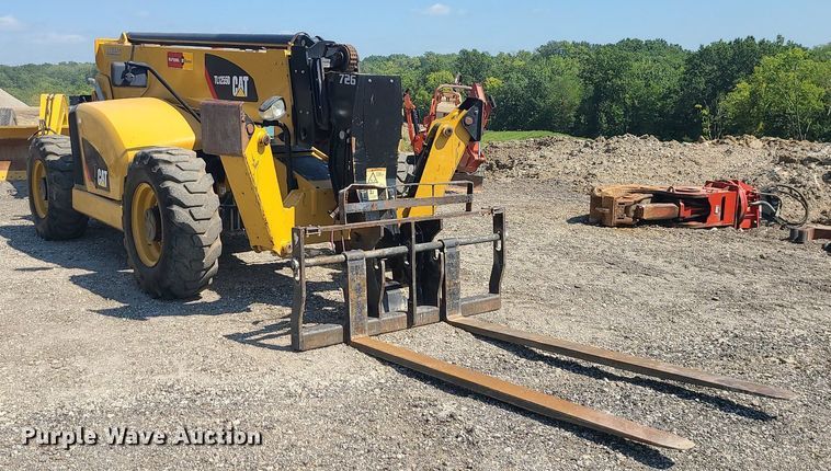 image for item JC9991 2018 Caterpillar TL1255D  telehandler