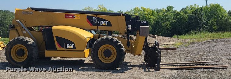 image for item JC9991 2018 Caterpillar TL1255D  telehandler