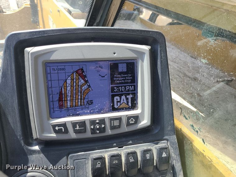 image for item JC9991 2018 Caterpillar TL1255D  telehandler