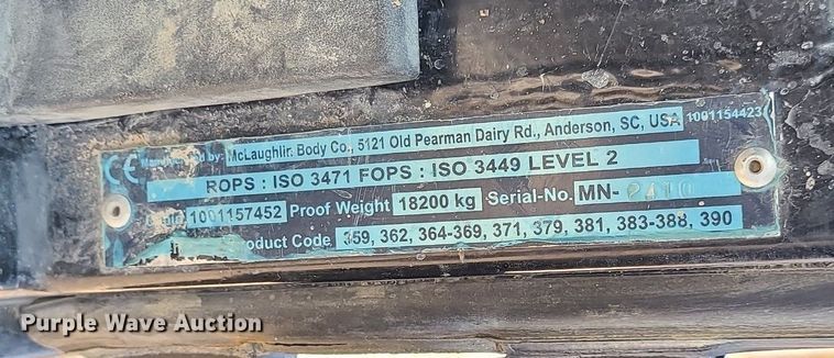 image for item JC9993 2017 Caterpillar TL1255D  telehandler