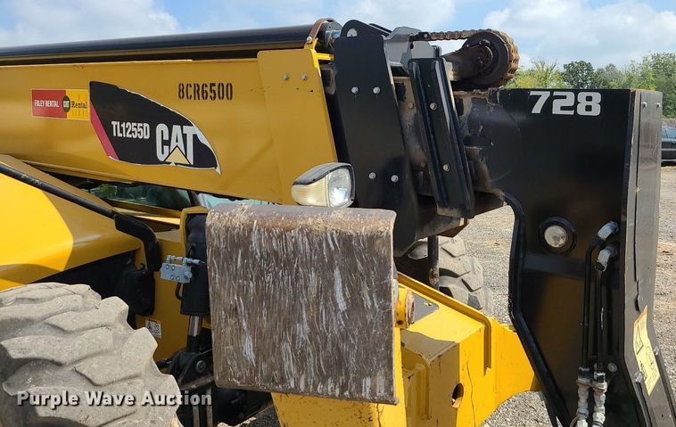 image for item JC9994 2017 Caterpillar TL1255D  telehandler