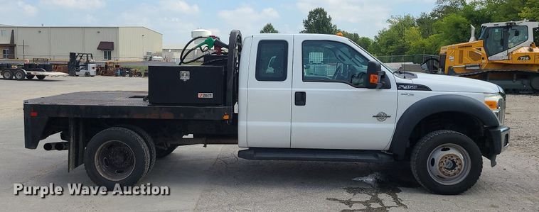 image for item JD9012 2015 Ford F450 Super Duty  SuperCab flatbed truck