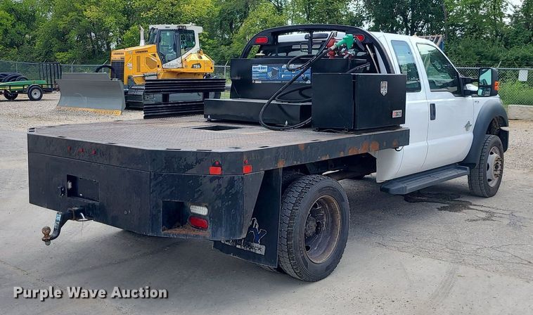 image for item JD9012 2015 Ford F450 Super Duty  SuperCab flatbed truck