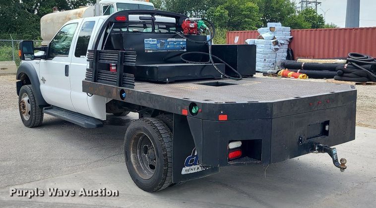 image for item JD9012 2015 Ford F450 Super Duty  SuperCab flatbed truck