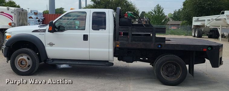 image for item JD9012 2015 Ford F450 Super Duty  SuperCab flatbed truck