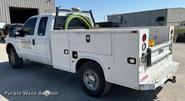 image for item JD9030 2014 Ford F250 Super Duty XL SuperCab utility bed pickup truck