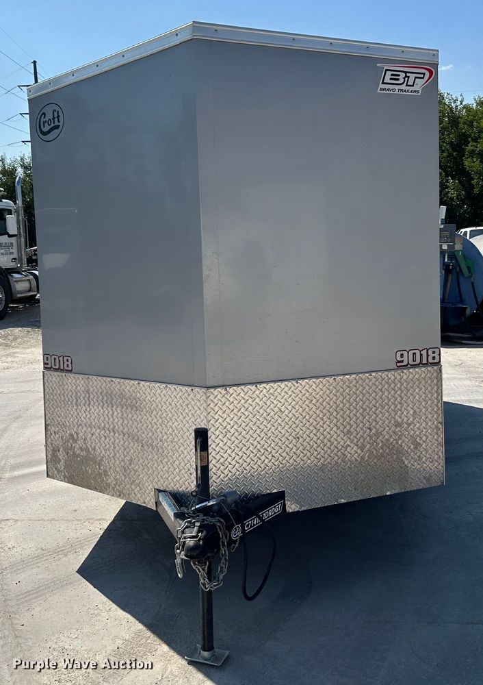 image for item JD9032 2022 Croft SC714TA2DRDGT  enclosed cargo trailer