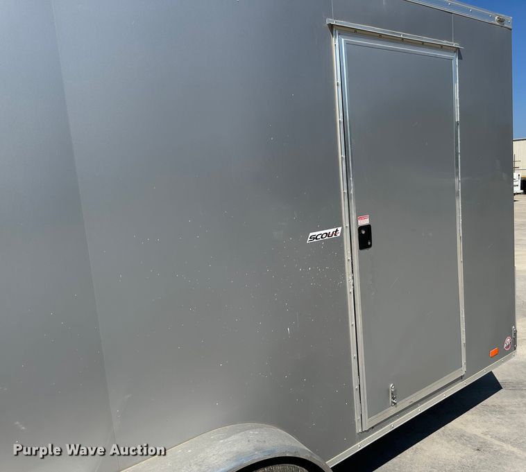image for item JD9032 2022 Croft SC714TA2DRDGT  enclosed cargo trailer
