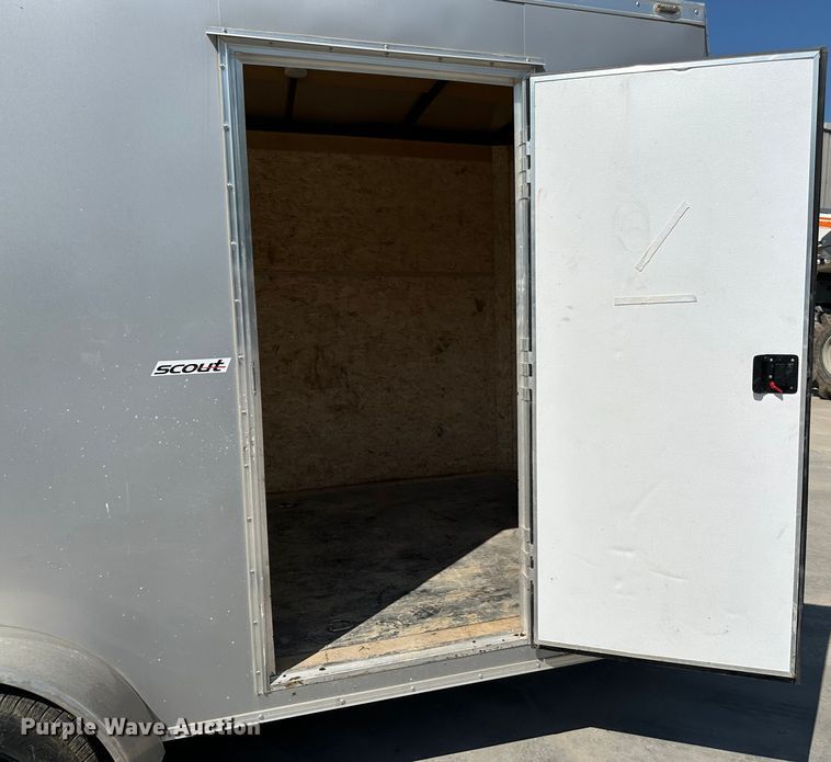 image for item JD9032 2022 Croft SC714TA2DRDGT  enclosed cargo trailer