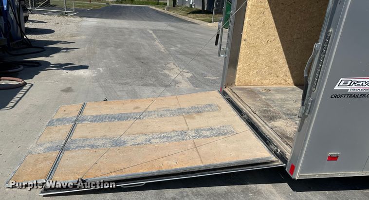 image for item JD9032 2022 Croft SC714TA2DRDGT  enclosed cargo trailer