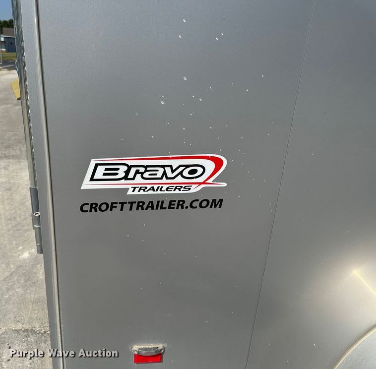 image for item JD9032 2022 Croft SC714TA2DRDGT  enclosed cargo trailer