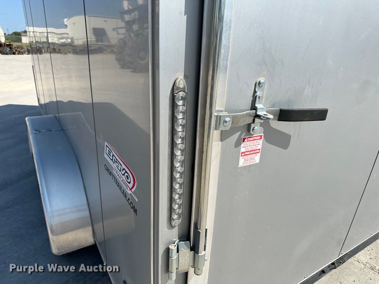 image for item JD9032 2022 Croft SC714TA2DRDGT  enclosed cargo trailer