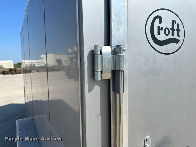 image for item JD9032 2022 Croft SC714TA2DRDGT  enclosed cargo trailer
