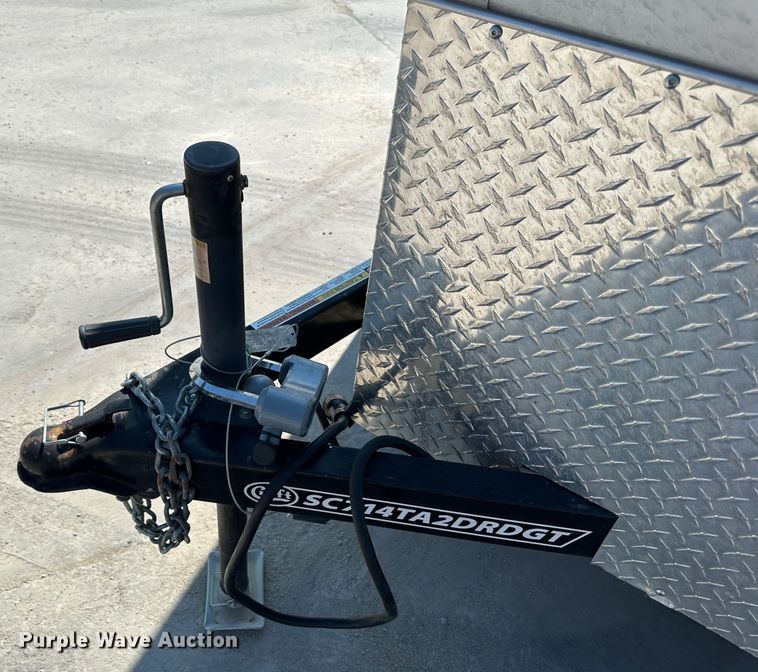 image for item JD9032 2022 Croft SC714TA2DRDGT  enclosed cargo trailer