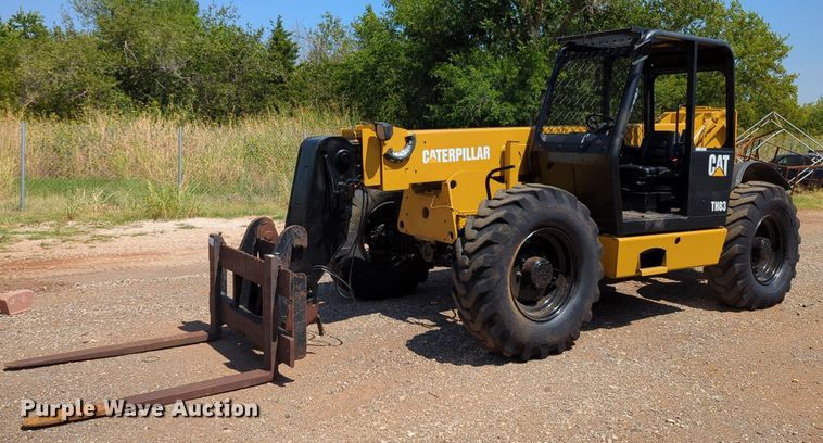image for item KB9399 Caterpillar TH83  telehandler