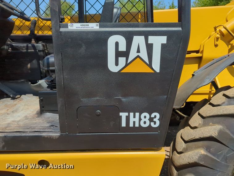 image for item KB9399 Caterpillar TH83  telehandler