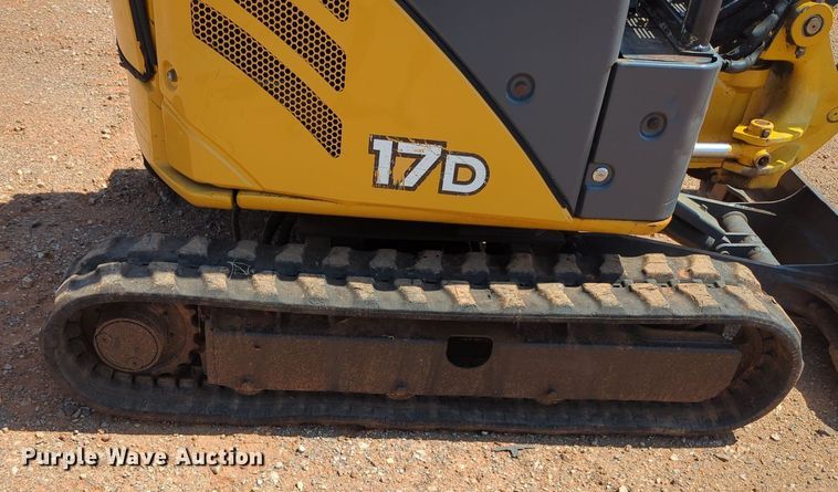 image for item KB9400 2014 John Deere 17D  mini excavator
