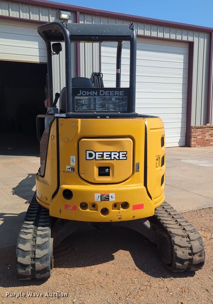 image for item KB9406 2017 John Deere 35G  mini excavator